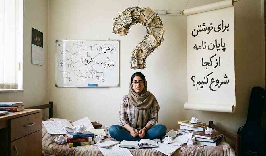 برای نوشتن پایان نامه از کجا شروع کنیم؟