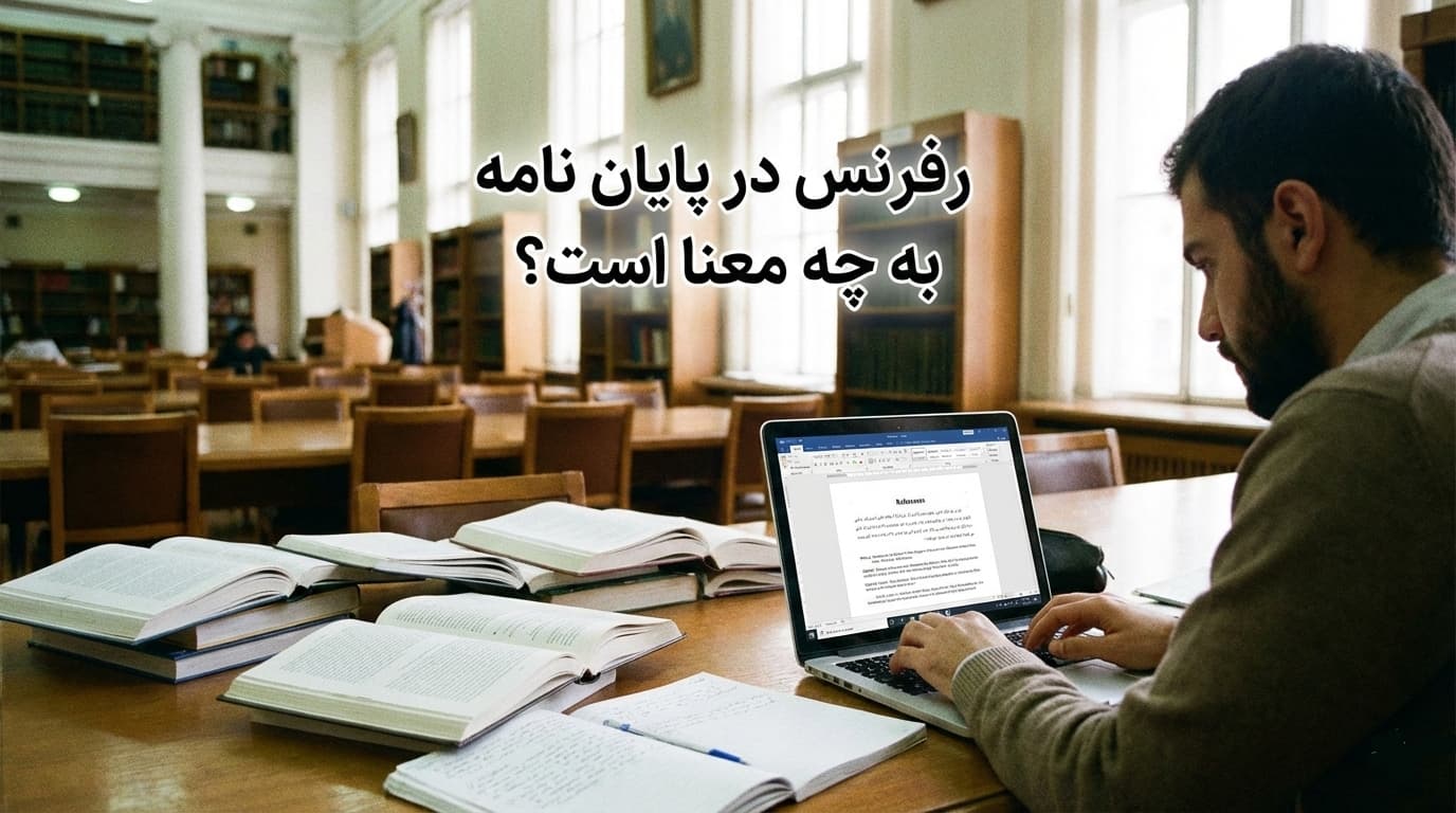 رفرنس درپایان نامه به چه معناست؟
