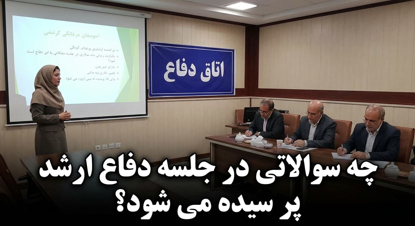 چه سوالاتی در جلسه دفاع ارشد پرسیده می شود؟